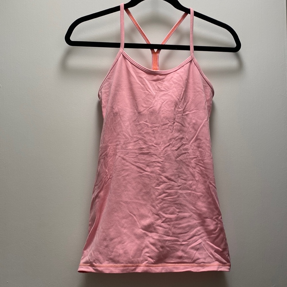 Pink Lululemon y tank